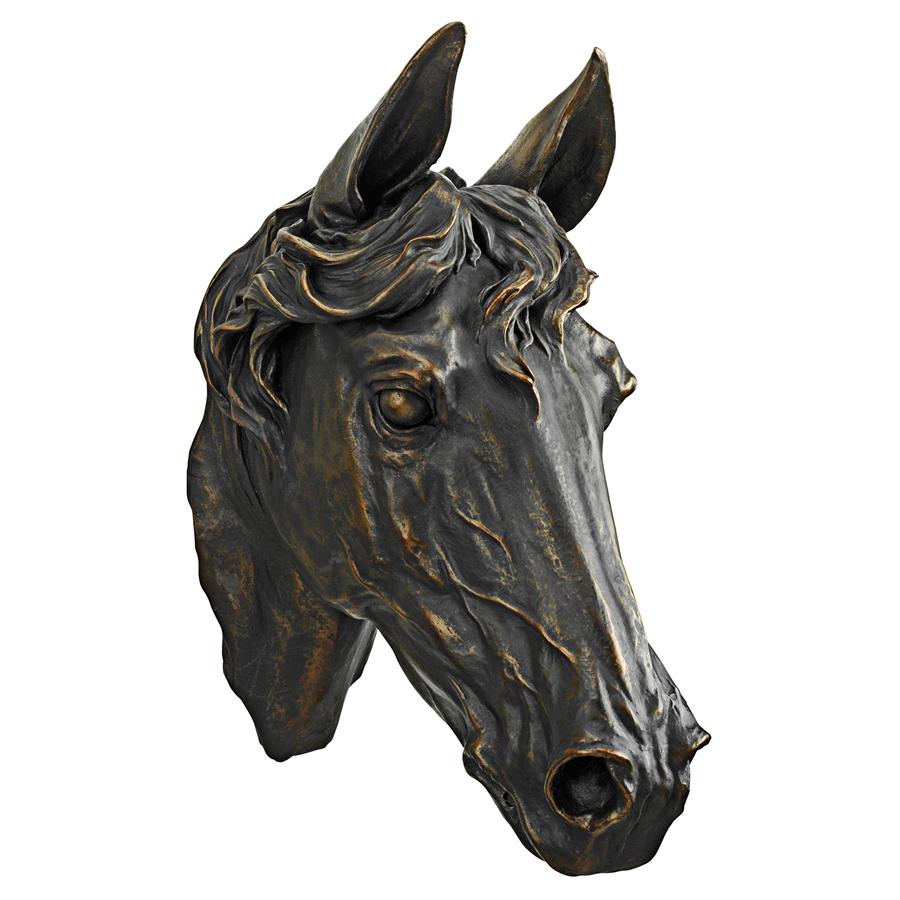 Freedom Spirit Horse Study Wall Sculpture