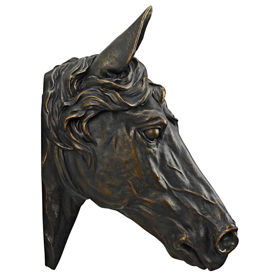 Freedom Spirit Horse Study Wall Sculpture