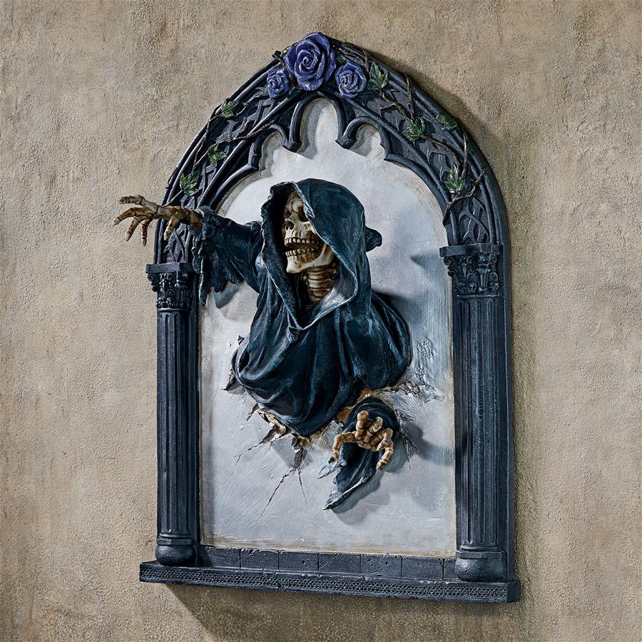 Grim Reflections Grim Reaper Gothic Wall Sculpture