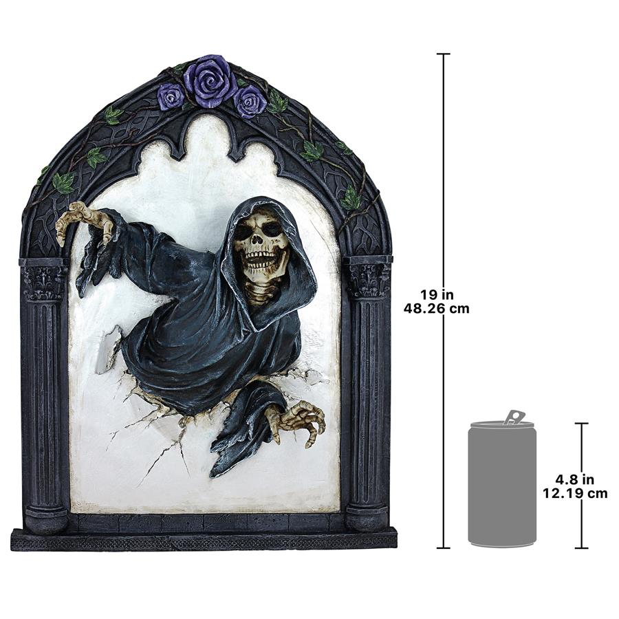 Grim Reflections Grim Reaper Gothic Wall Sculpture