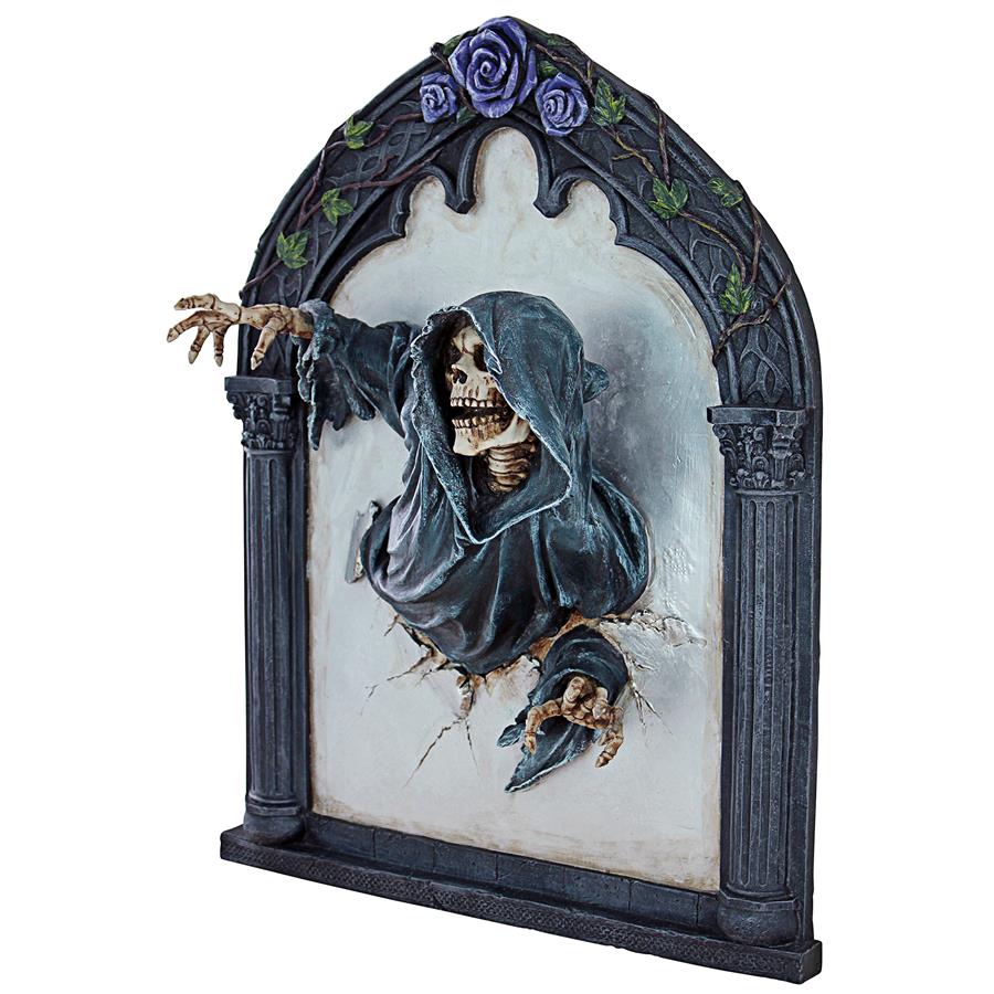 Grim Reflections Grim Reaper Gothic Wall Sculpture