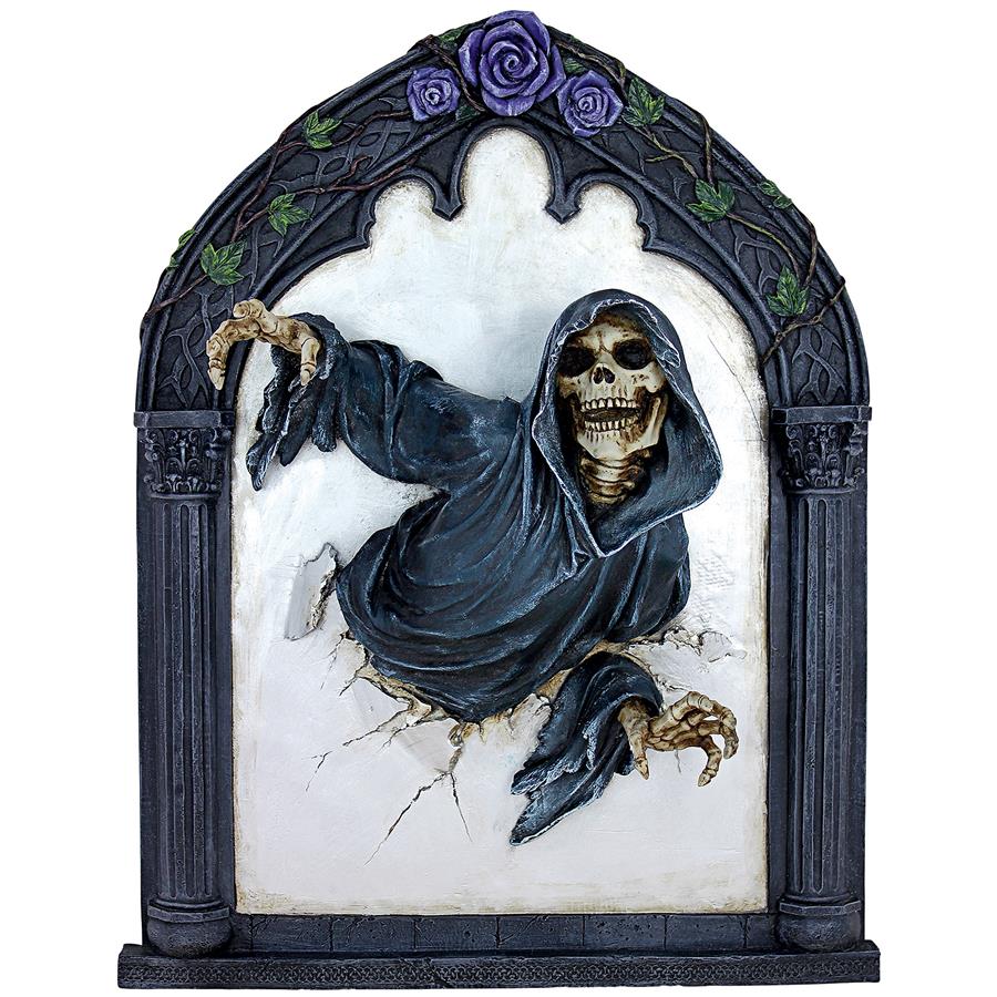 Grim Reflections Grim Reaper Gothic Wall Sculpture