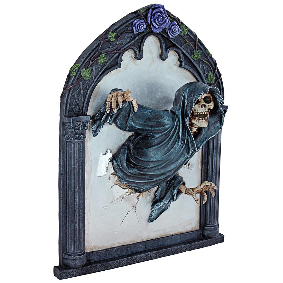 Grim Reflections Grim Reaper Gothic Wall Sculpture