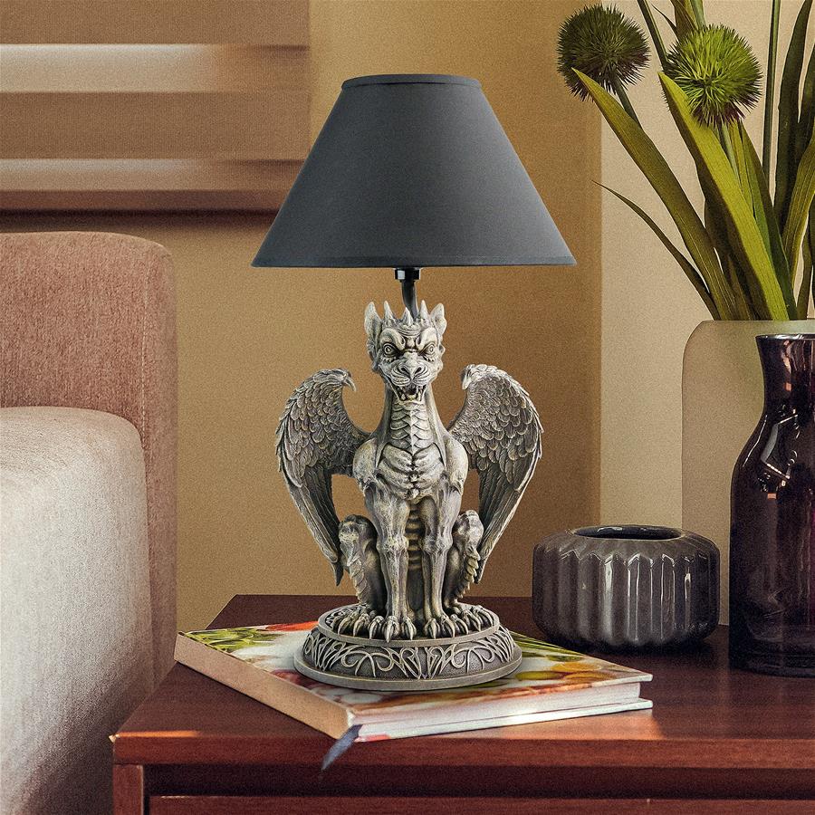 Boden the Gothic Gargoyle Sculptural Table Lamp