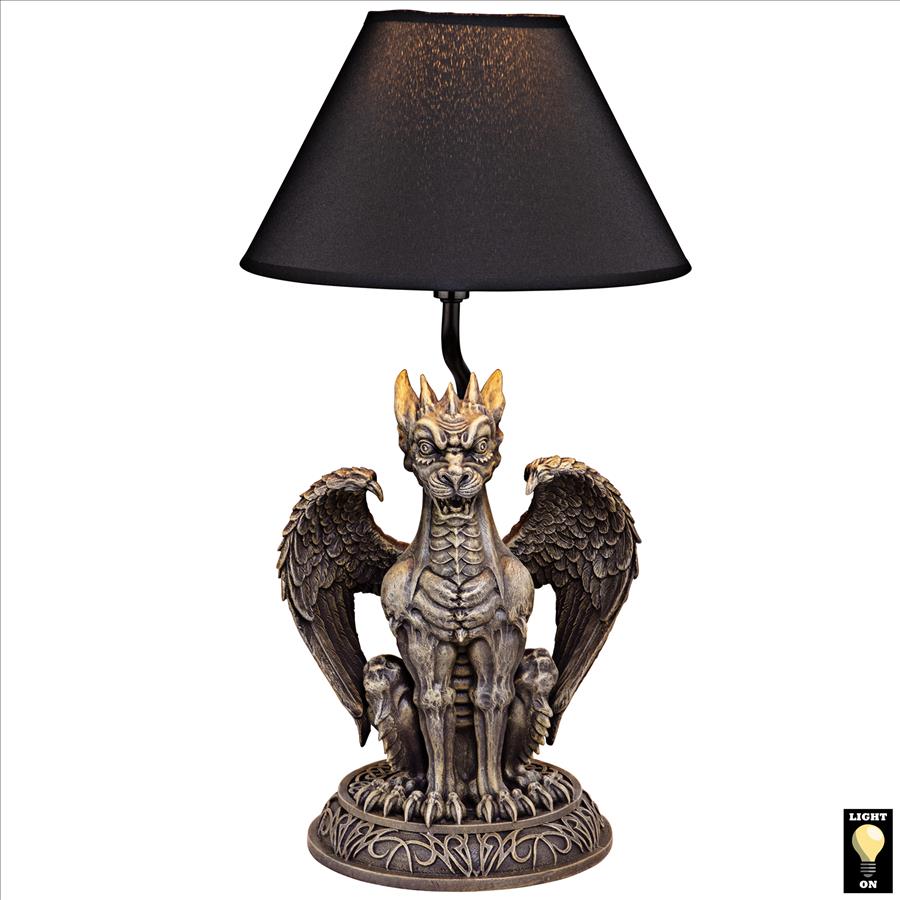 Boden the Gothic Gargoyle Sculptural Table Lamp