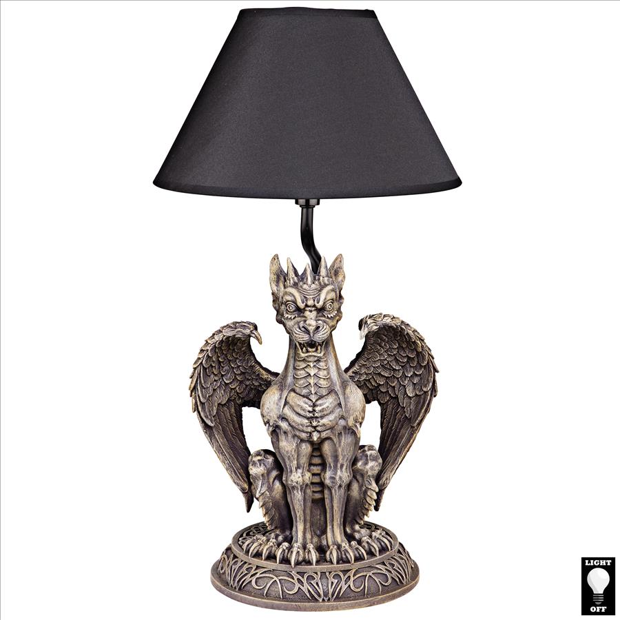 Boden the Gothic Gargoyle Sculptural Table Lamp