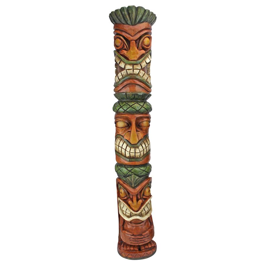 Aloha Hawaii Tiki Sculpture: Moai Haku Pani