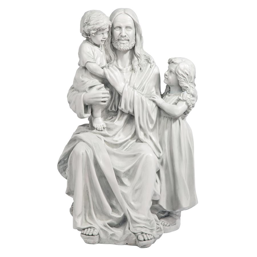 Jesus Loves the Little Children Garden Sculpture
