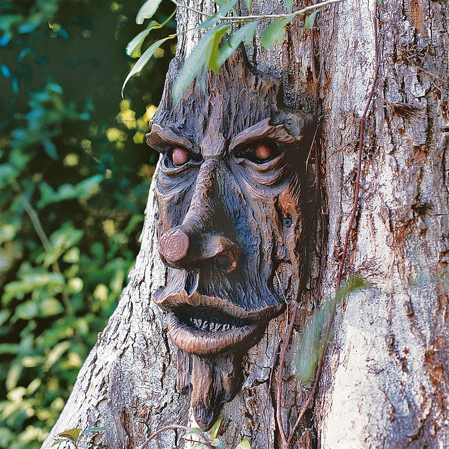 Spirit of Nottingham Woods Greenman Tree Sculpture: Each