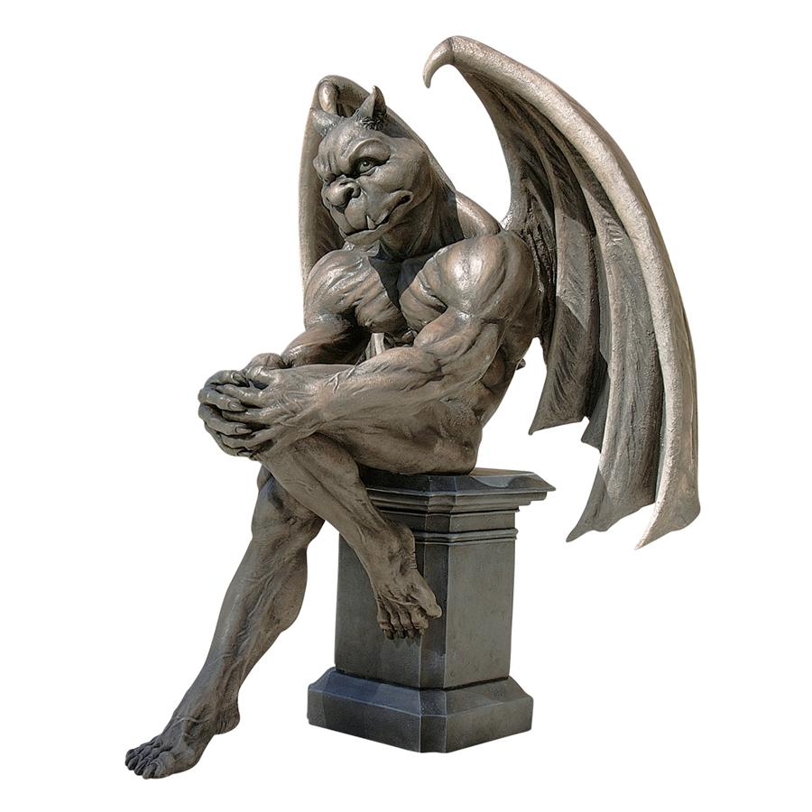 Socrates the Gargoyle Thinker Statue