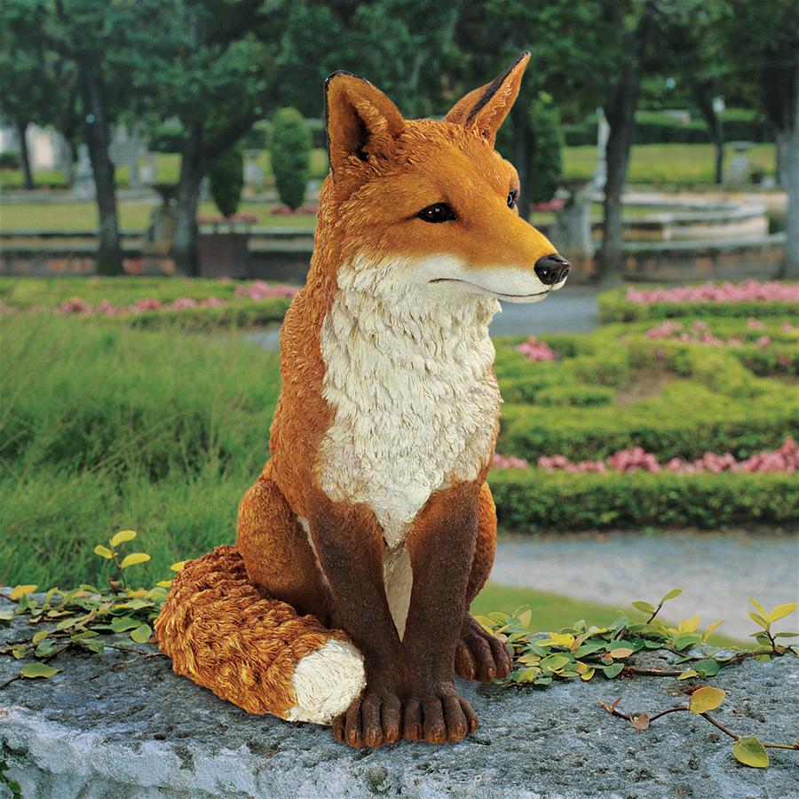 Simon the Fox Garden Statue