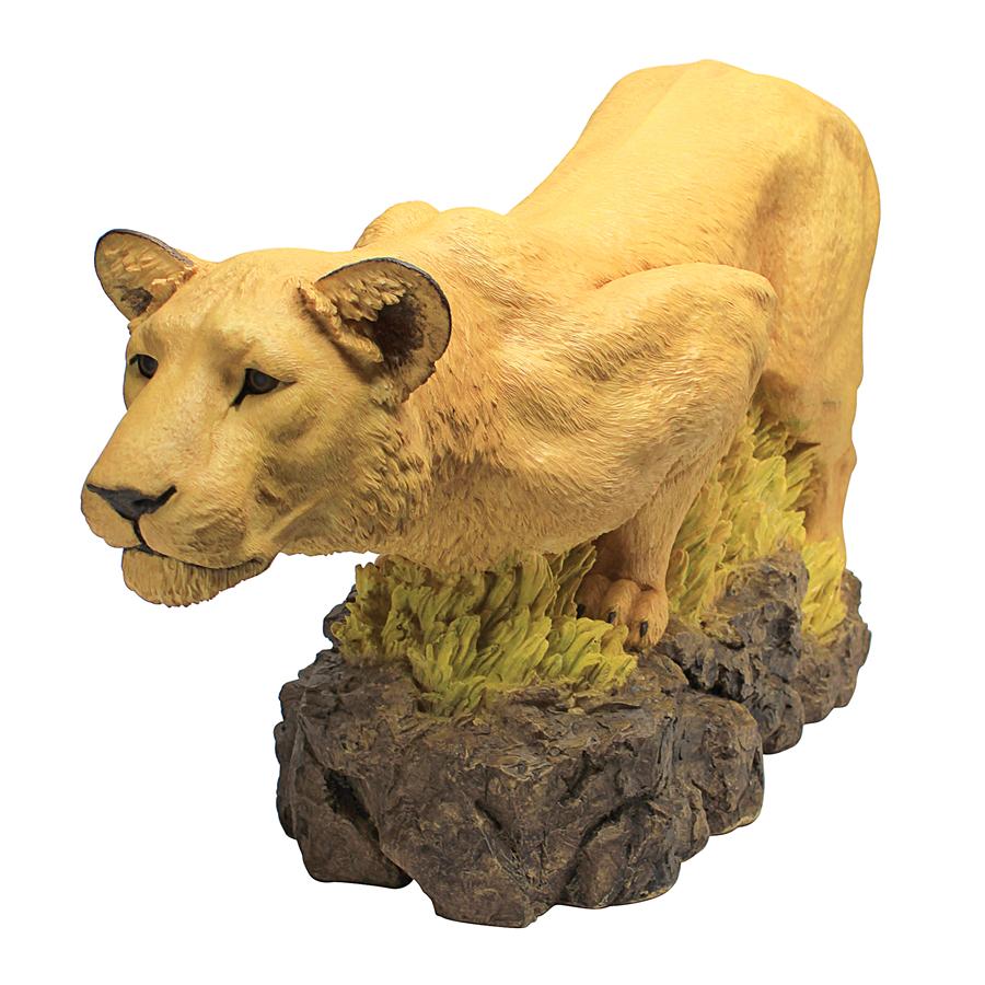 Lioness on the Prowl Statue