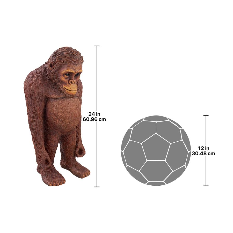 Java, the Bashful Orangutan Statue