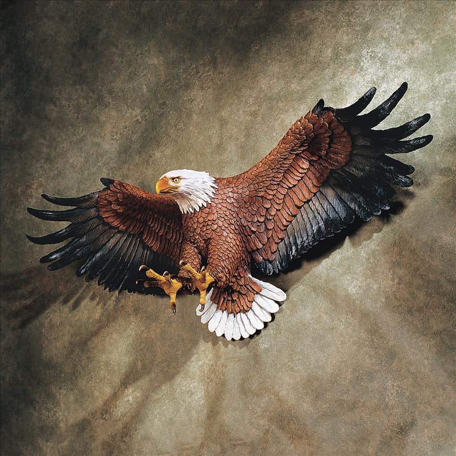 Freedom's Pride American Eagle Wall Sculpture: Large