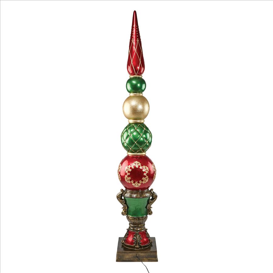 Ornament Topiary Illuminated Holiday Statue