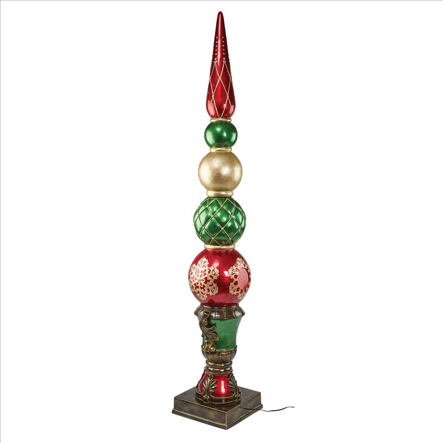 Ornament Topiary Illuminated Holiday Statue