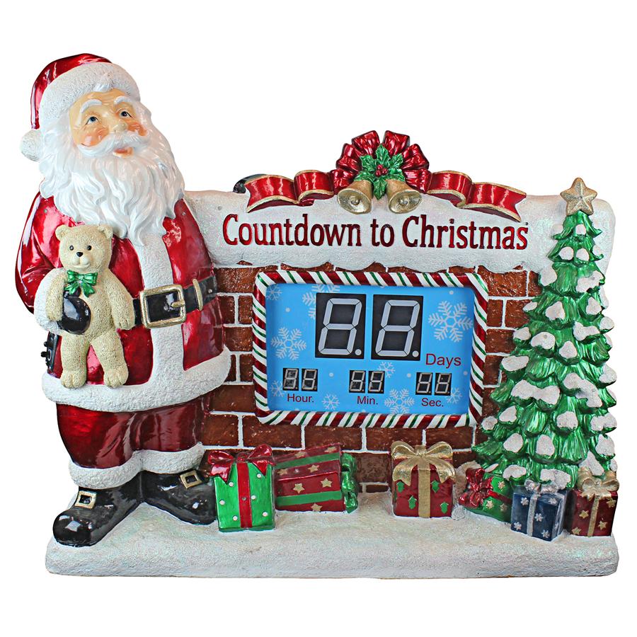 Santa's Countdown to Christmas Digital Sculpture