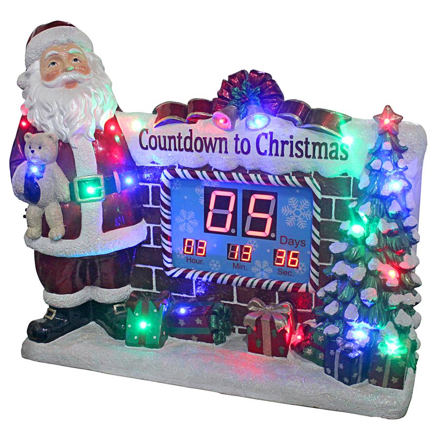 Santa's Countdown to Christmas Digital Sculpture