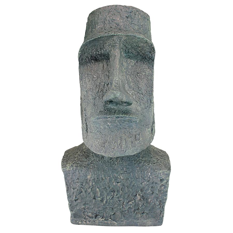 Easter Island Ahu Akivi Moai Monolith Statue: Large