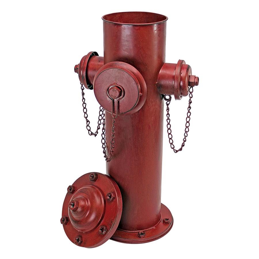 Vintage Metal Fire Hydrant Statue: Large