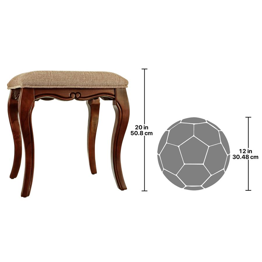 Lady Guinevere Vanity Stool