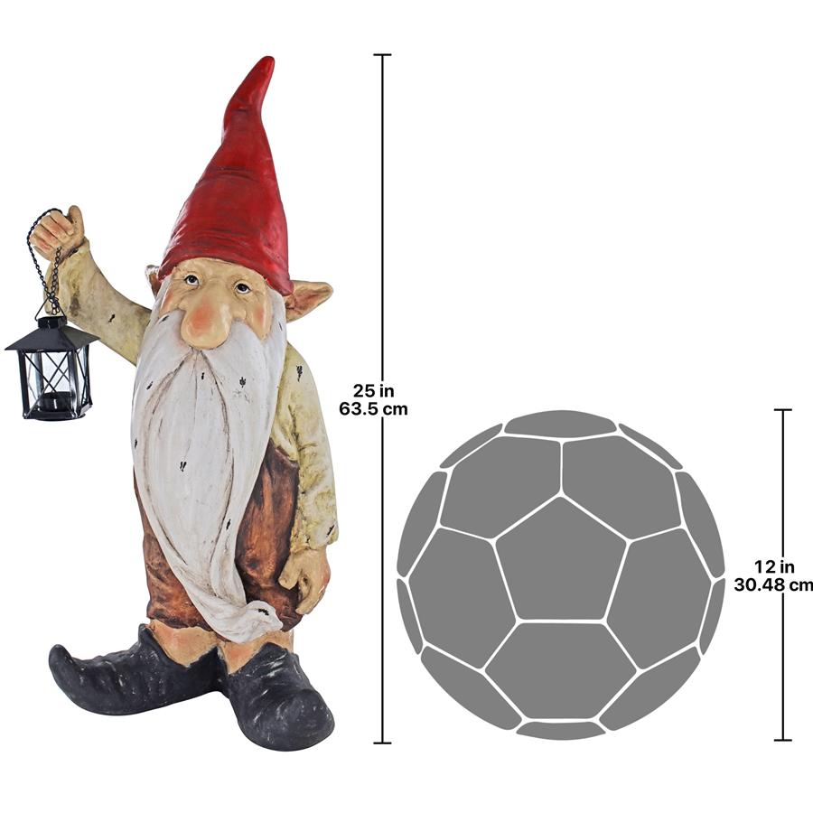 Wheezer, Santa's Keeper of the Light Holiday Gnome Statue