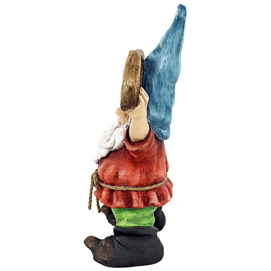 Welcoming Willie Garden Gnome Greeter Statue