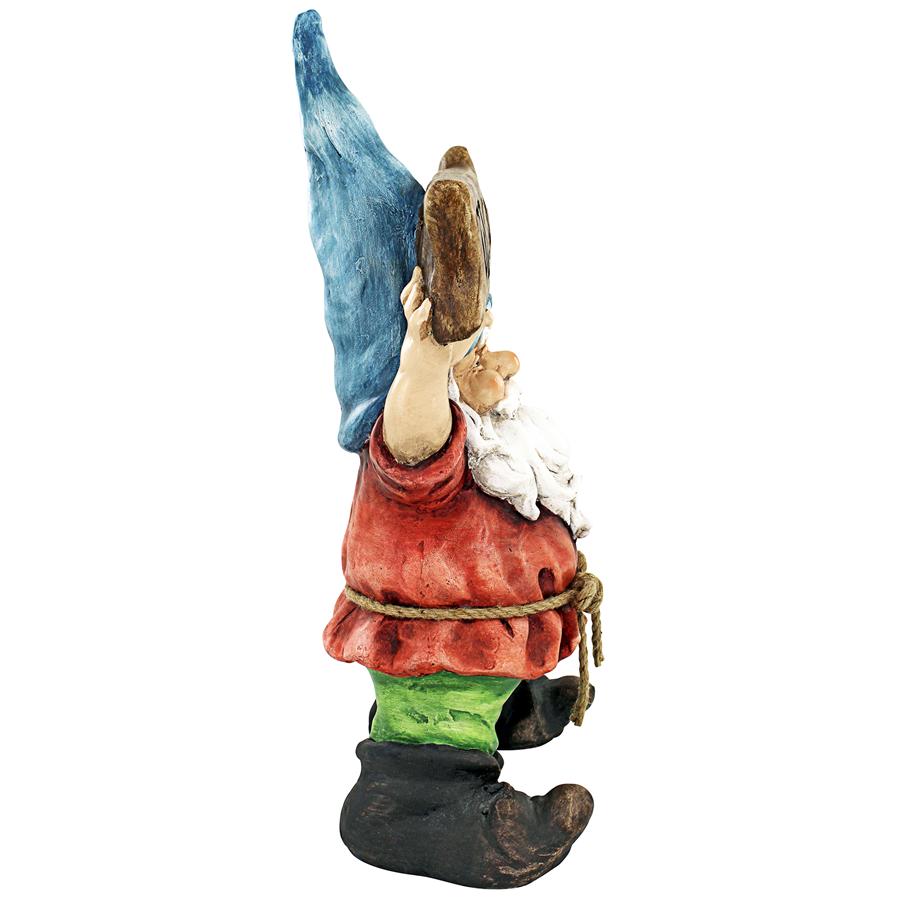 Welcoming Willie Garden Gnome Greeter Statue