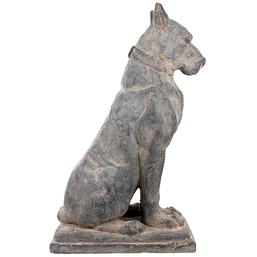 The Great Dane Sentinel Quiet Strength Dog Statue: Each