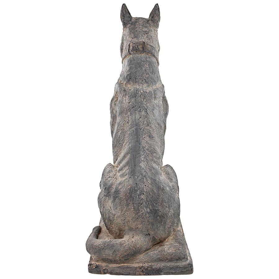 The Great Dane Sentinel Quiet Strength Dog Statue: Each