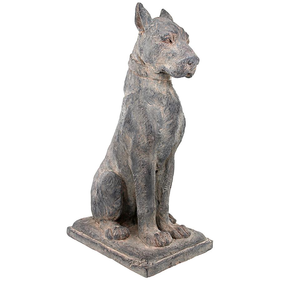 The Great Dane Sentinel Quiet Strength Dog Statue: Each