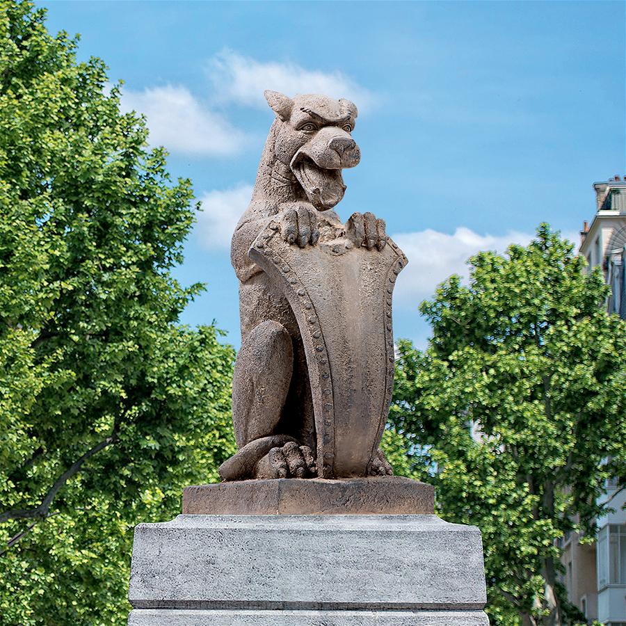 Devil Dog of St. Michael's Monastery Gargoyle Sentinel Statue: Each