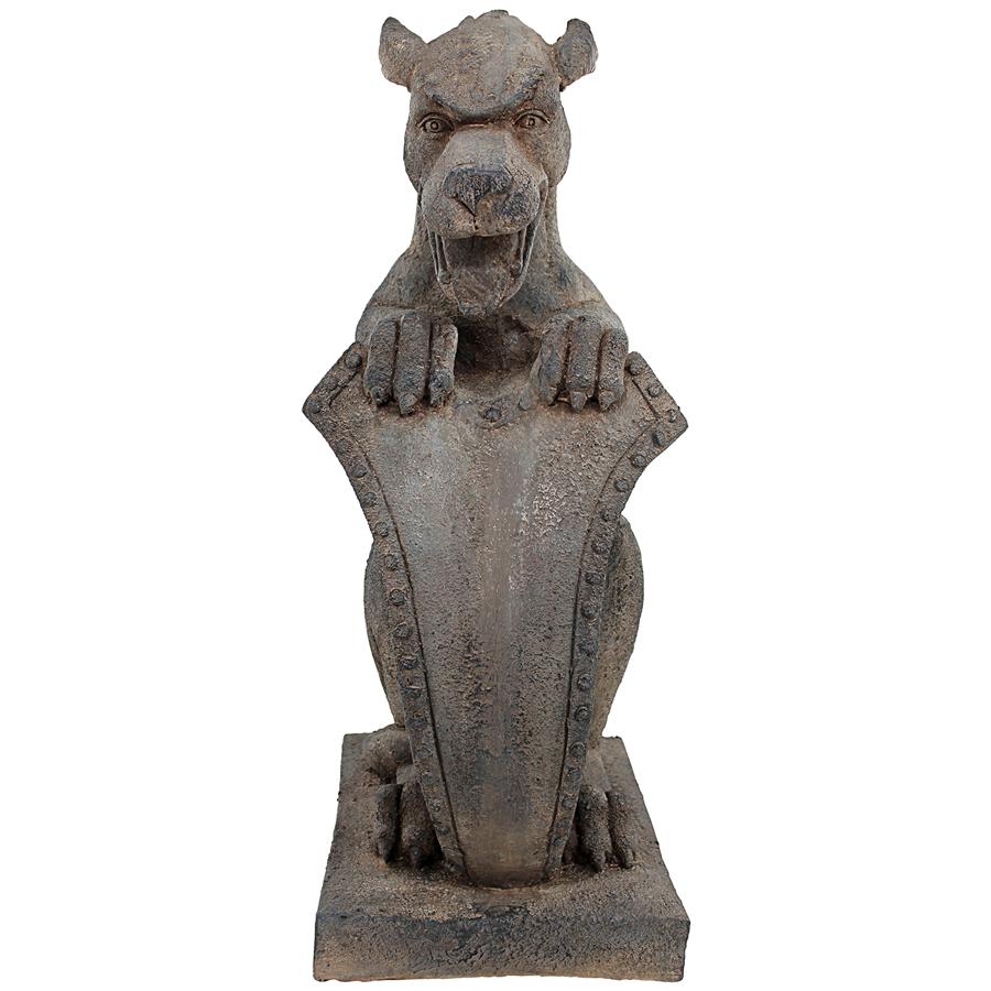 Devil Dog of St. Michael's Monastery Gargoyle Sentinel Statue: Each