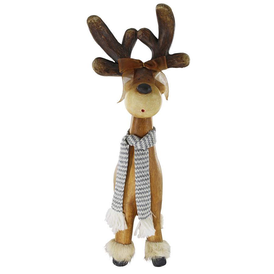 Santa's Second Team Holiday Reindeer Statue: Ambrose