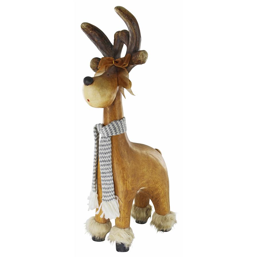 Santa's Second Team Holiday Reindeer Statue: Ambrose