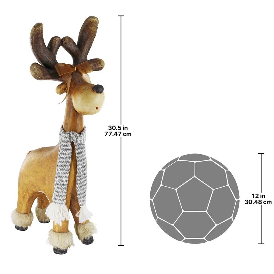 Santa's Second Team Holiday Reindeer Statue: Ambrose