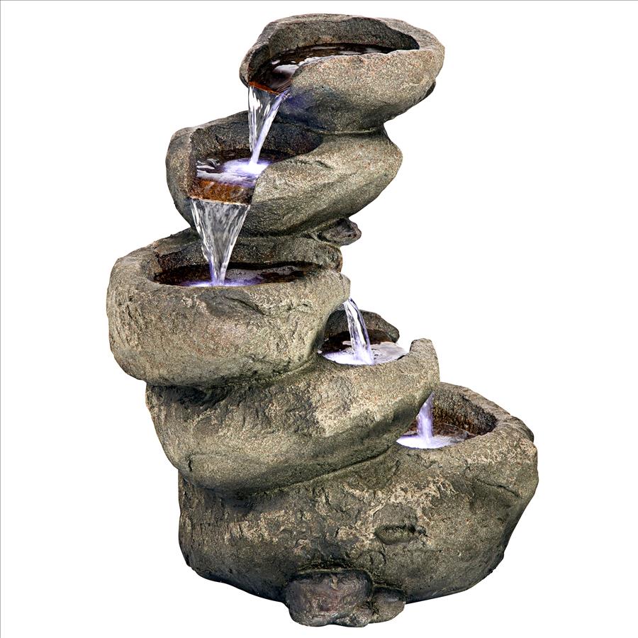 Avalanche Peak Cascading Garden Fountain