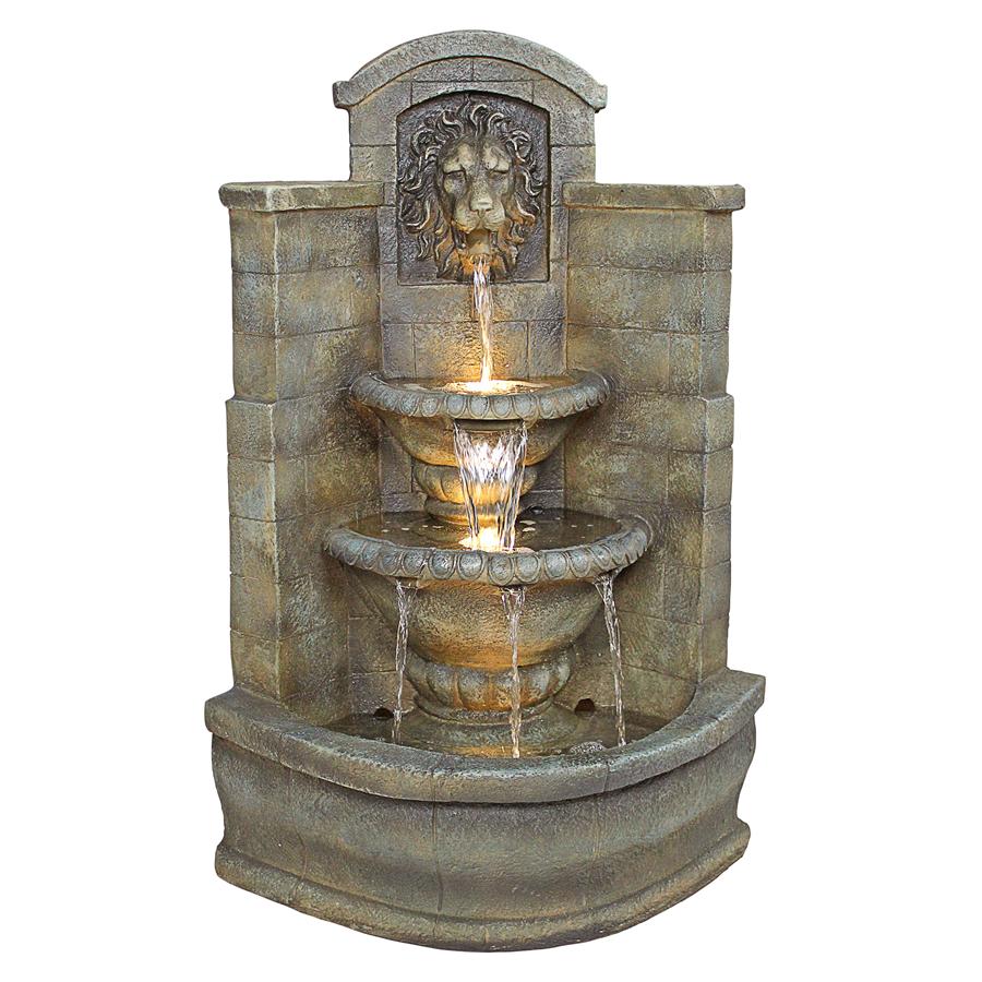 Saint Remy Lion Corner Fountain