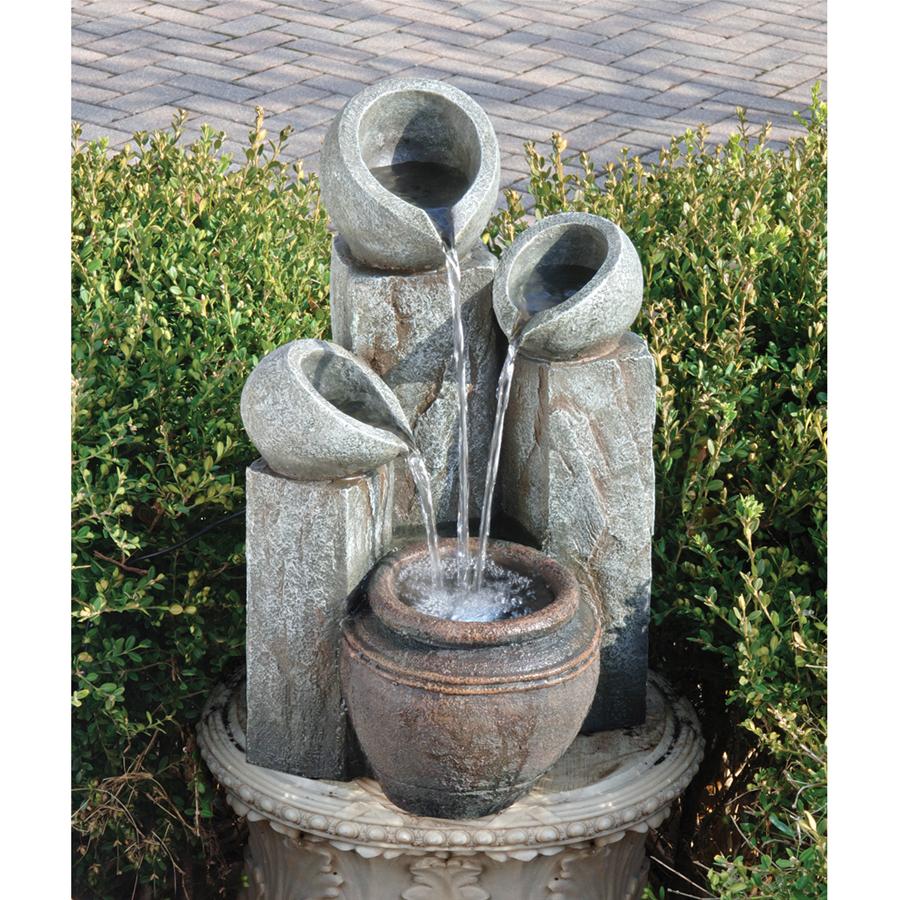 Hadrian's Villa Four Urn Garden Fountain