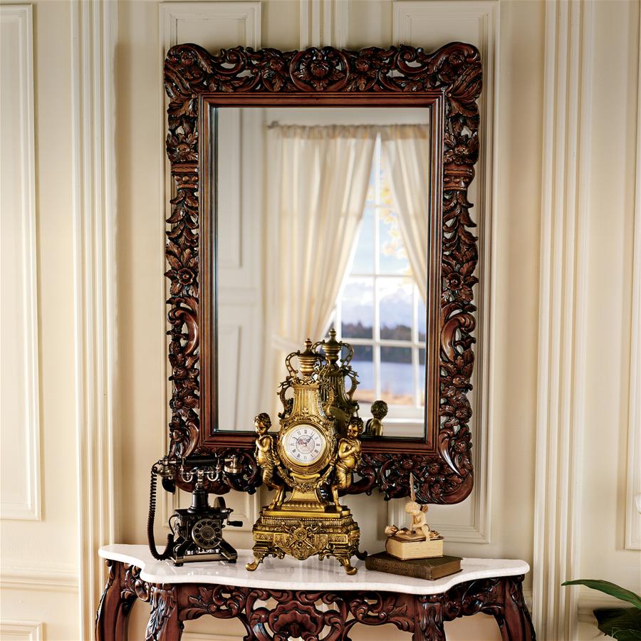 The Royal Baroque Hardwood Mirror