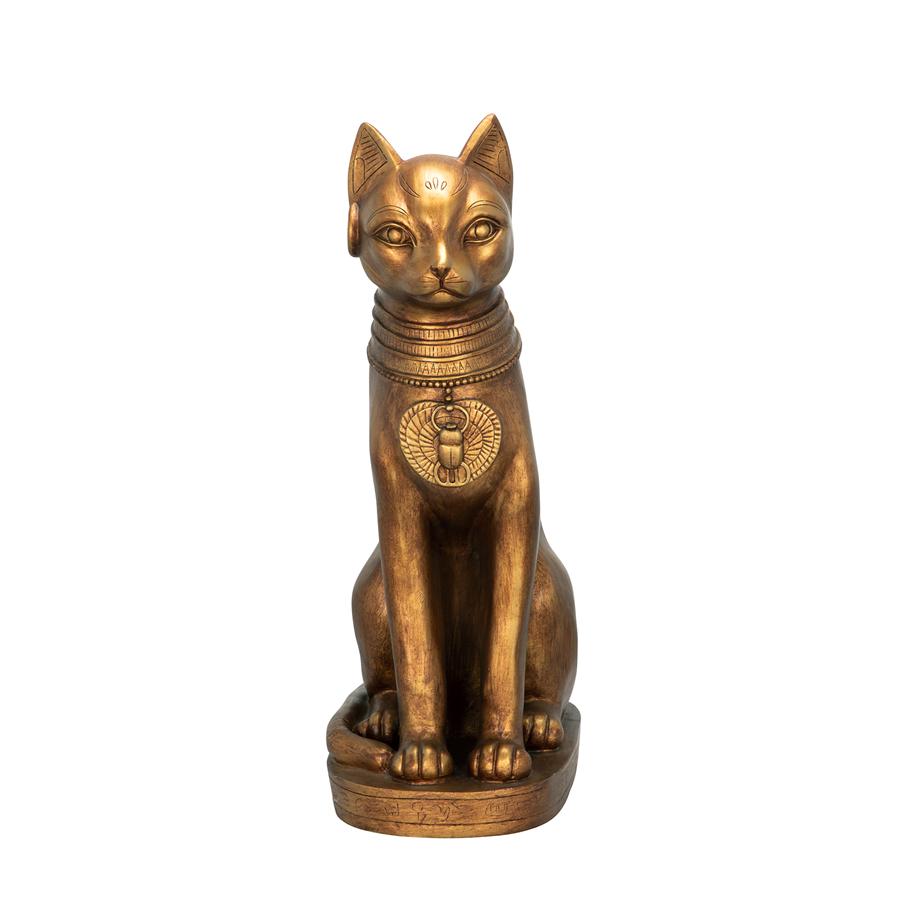 Golden Bastet of Ancient Egypt Statue