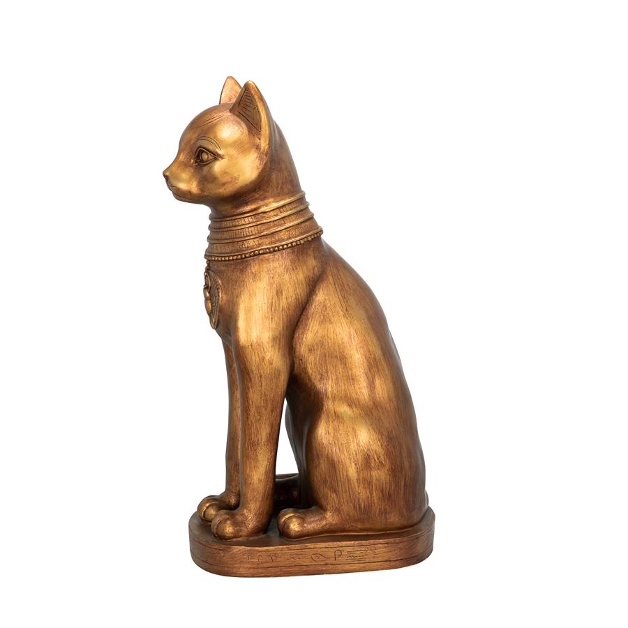 Golden Bastet of Ancient Egypt Statue