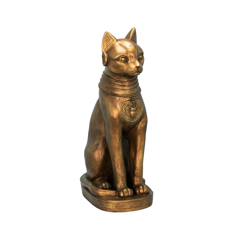 Golden Bastet of Ancient Egypt Statue