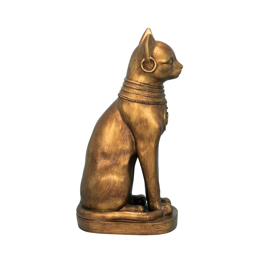 Golden Bastet of Ancient Egypt Statue