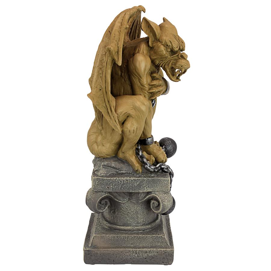 Ball-And-Chain Gothic Dungeon Gargoyle Statue