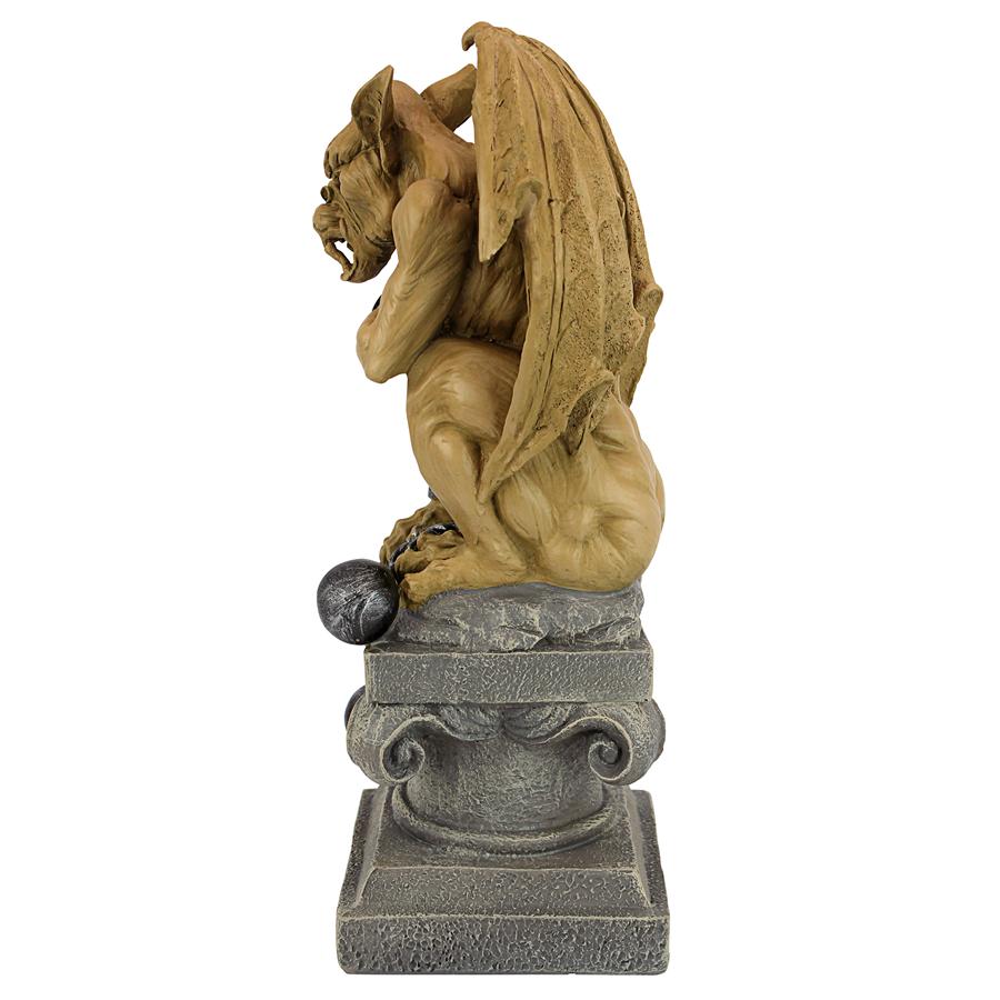 Ball-And-Chain Gothic Dungeon Gargoyle Statue