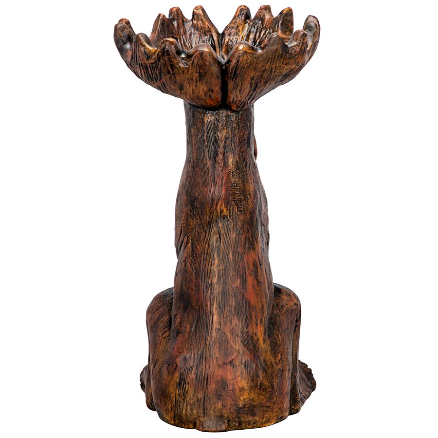 Cabin Fever Moose Garden Statue