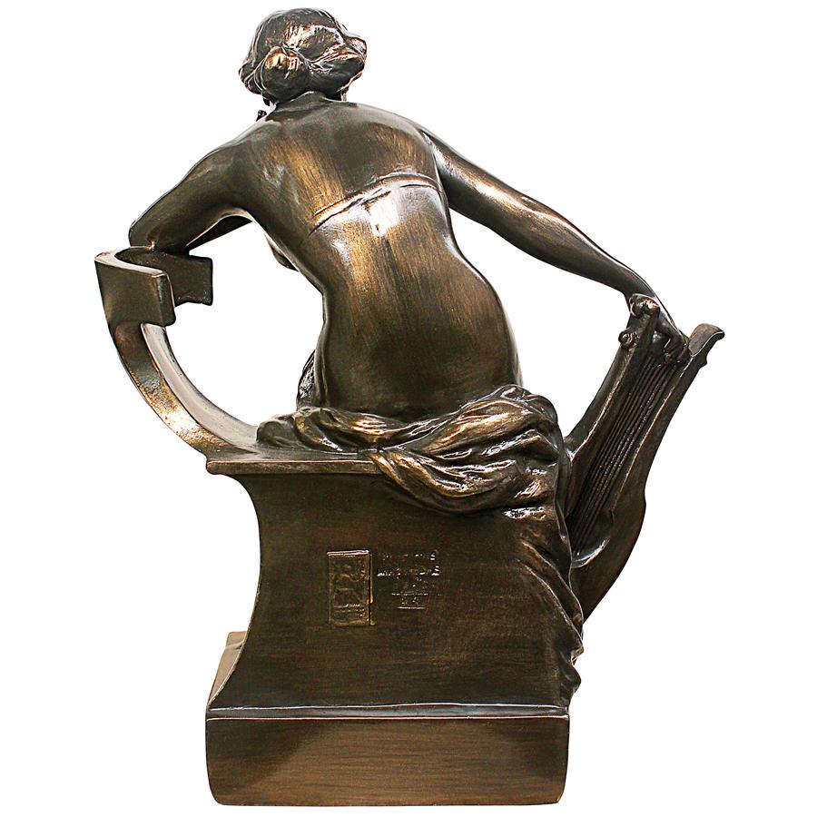 Sappho with Harp (c. 1920) Statue