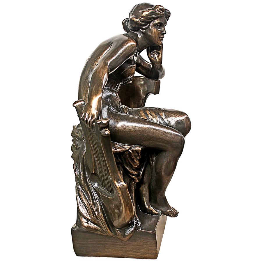 Sappho with Harp (c. 1920) Statue