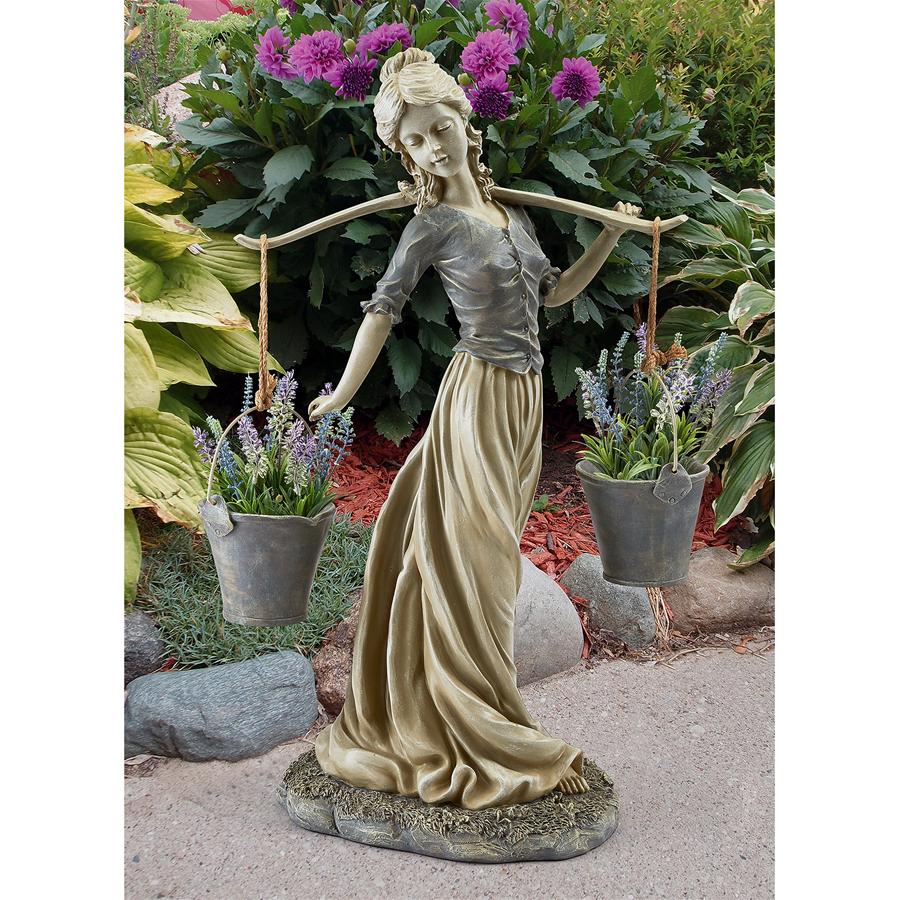 Magdalene the Danish Milkmaid Garden Woman Statue